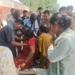 ट्रेन में चढ़ते समय महिला गिरी,रेलवे पुलिस ने भिजवाया अस्पताल..