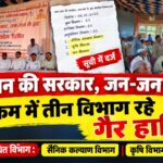 झबरेड़ा में जन-जन की सरकार, जन-जन के द्वार कार्यक्रम में 3 विभाग रहे गैर हाजिर..